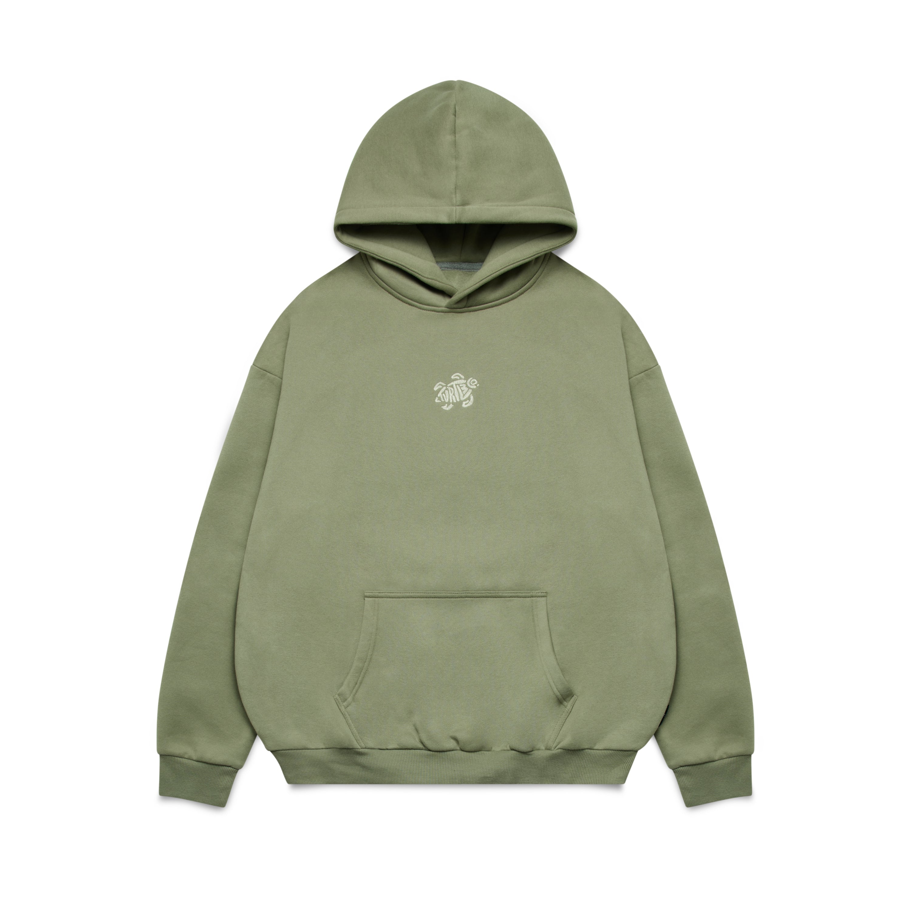 Micro-logo Hoodie (Olive) image 0